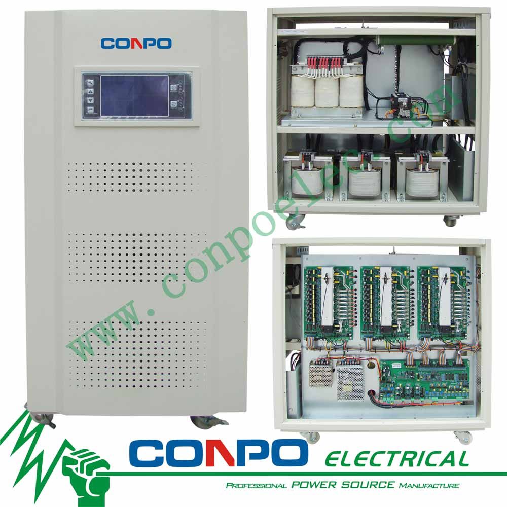 Sjw-Wb-60kVA Industrial Micro-Chip (CPU) , Non-Contact (contactless) Compensation Voltage Regulator/Stabilizer