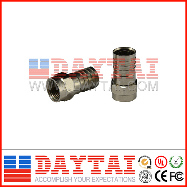 Good Quality Waterproof RG6/Rg59 CATV Crimp Connector