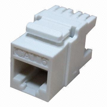Unshielded 180 Degree CAT6 Keystone Jack