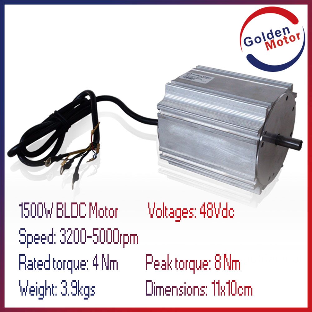 48V 1500W BLDC Brushless Motor for Motorcycle