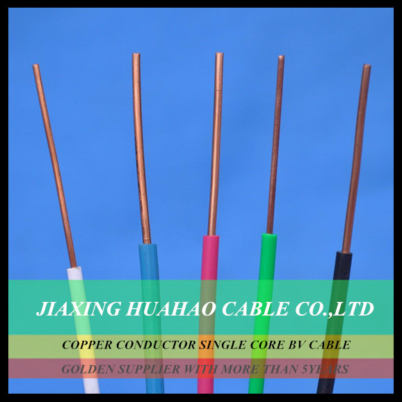 Electrical Wire PVC Insulation BV/Bvr Cable with SGS Approved