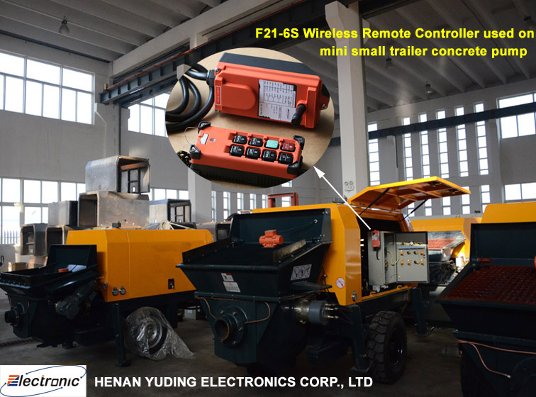F21-6s Mini Trailer Concrete Pump Remote Controller