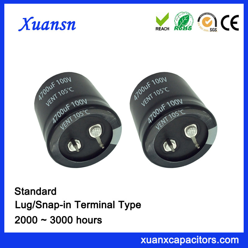 4700UF 100V Standard Snap in Mount Capacitor