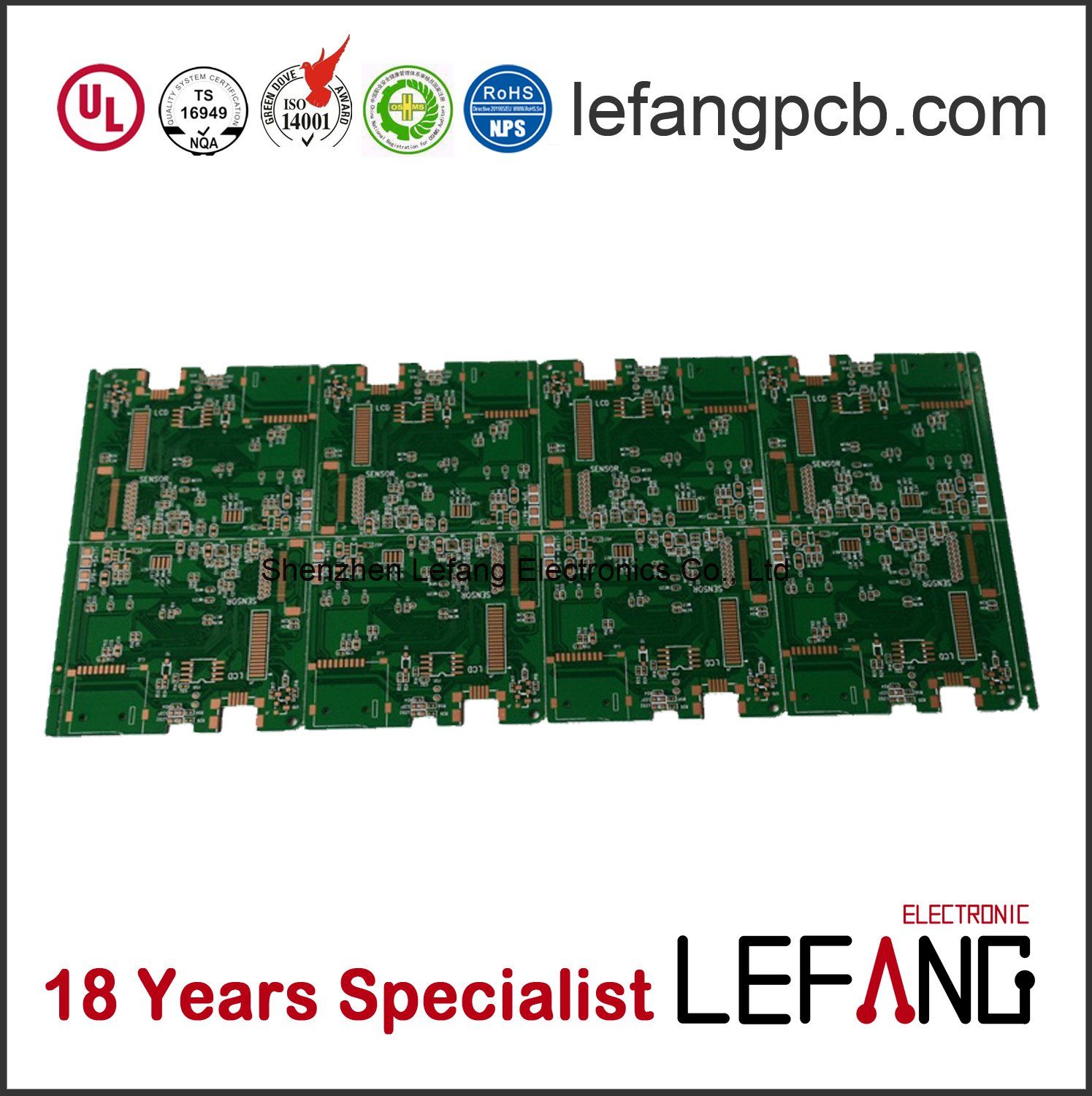 4 Layers OSP Printed Circuit Board PCB for Medical Equipment