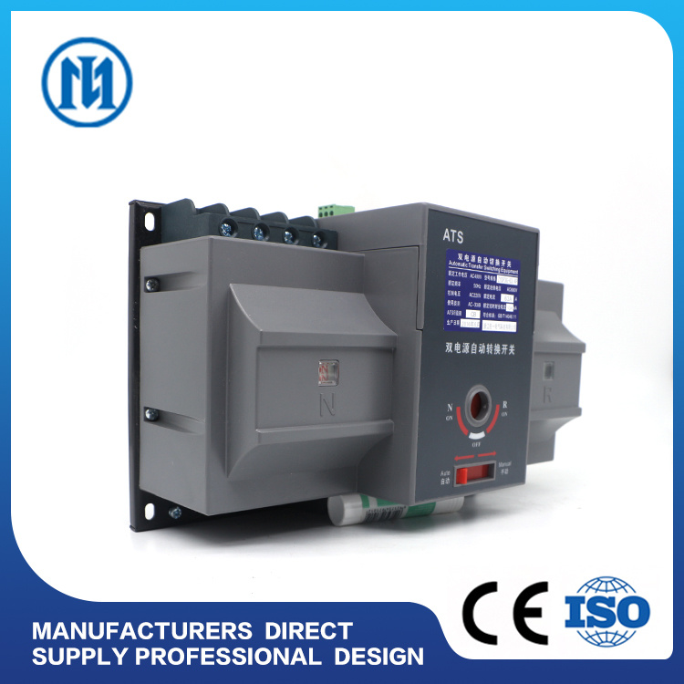IEC, CCC, Ce 3p 4p up to 3200A 3 Phase Dual Power Automatic Transfer Switch