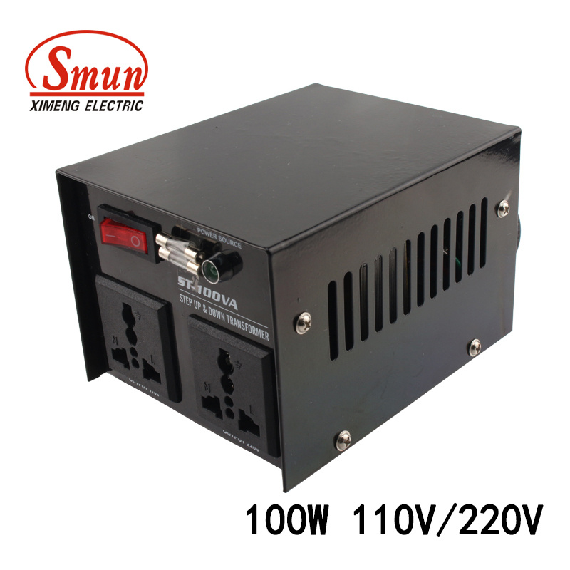 St-100 Home Use 100W 110V-220V and 220V-110V Step up&Down Transformer