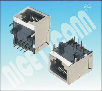Factory RJ45-8p8c Female Connector with Phosphor Bronze