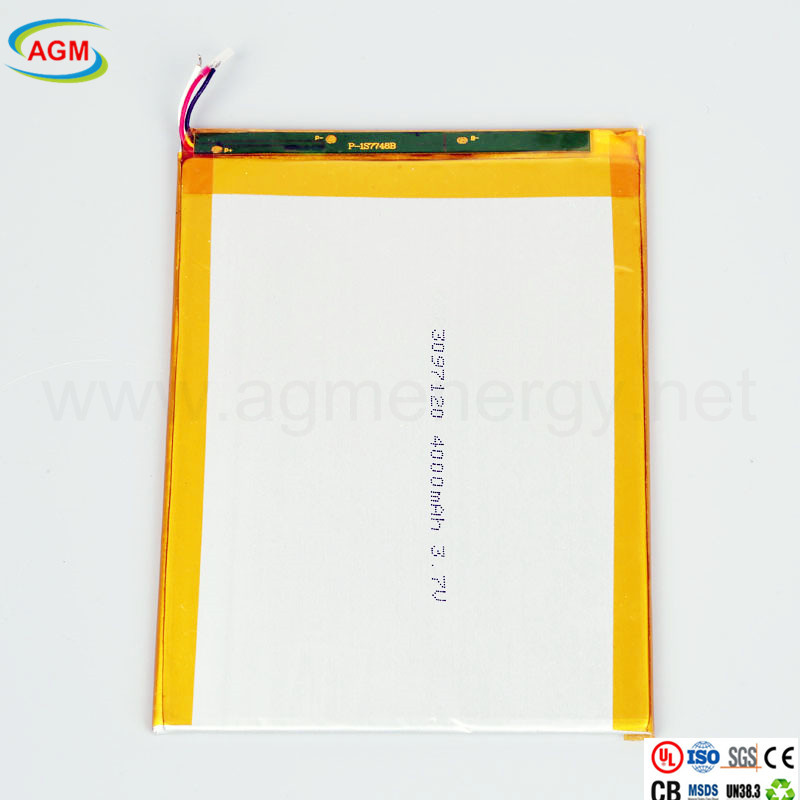 3097120 4000mAh 3.7V Li Polymer Battery