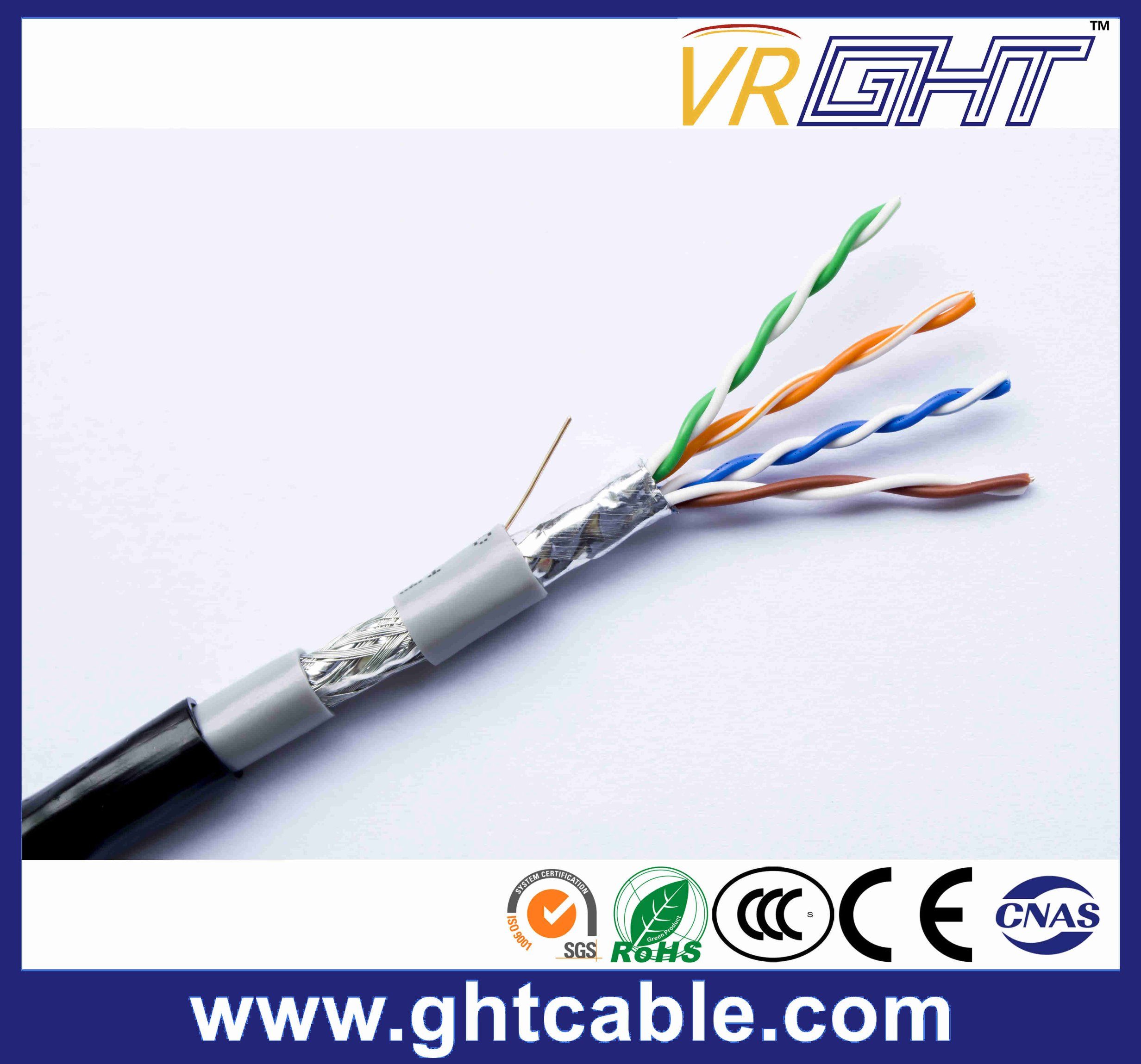 ISO Ce SGS CCC Outdoor SFTP Cat5e CCA Data Cable