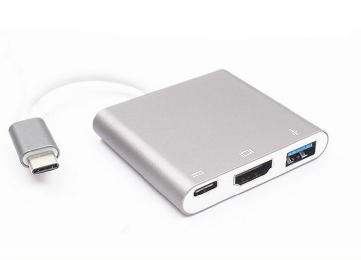 USB 3.1 Type-C to HDMI USB 3.0 Charging Adapter for MacBook Air