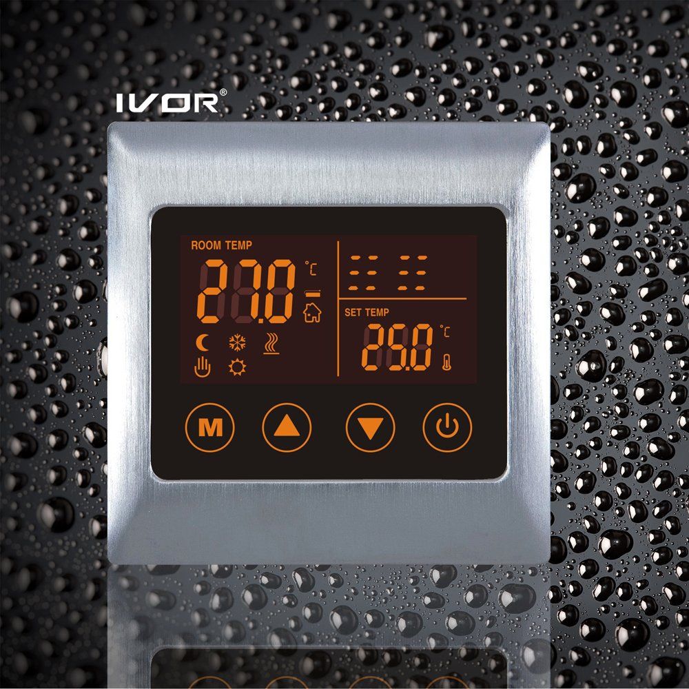 Underfloor Heating Thermostat Touch Switch Metal Frame (SK-HV2000L8-L)