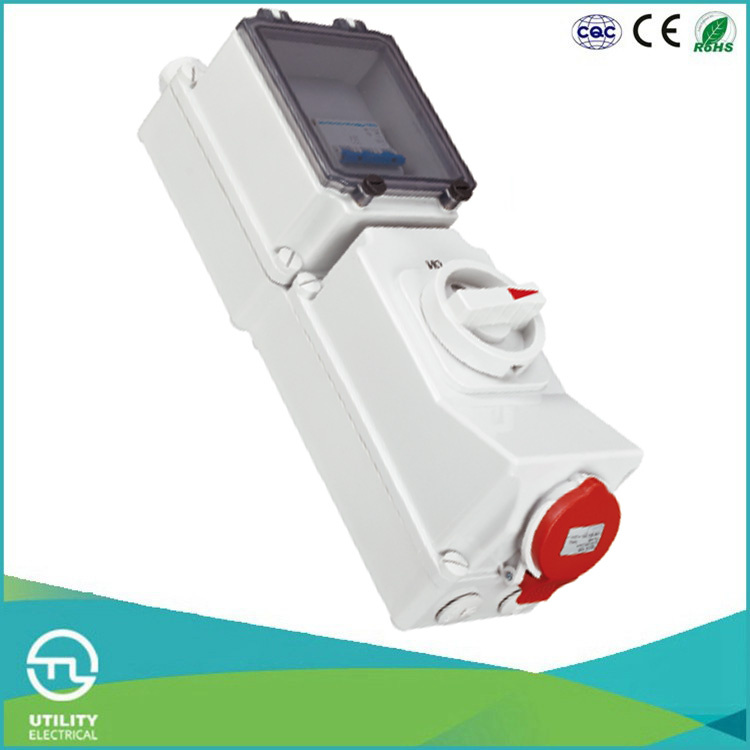 Non-Waterproofing Socket with Duo Interlock and DIN Install Rail