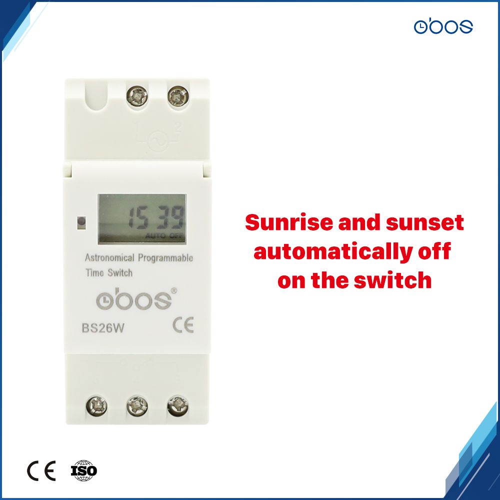 Obos Brand DIN Timer Digital Timer 12V
