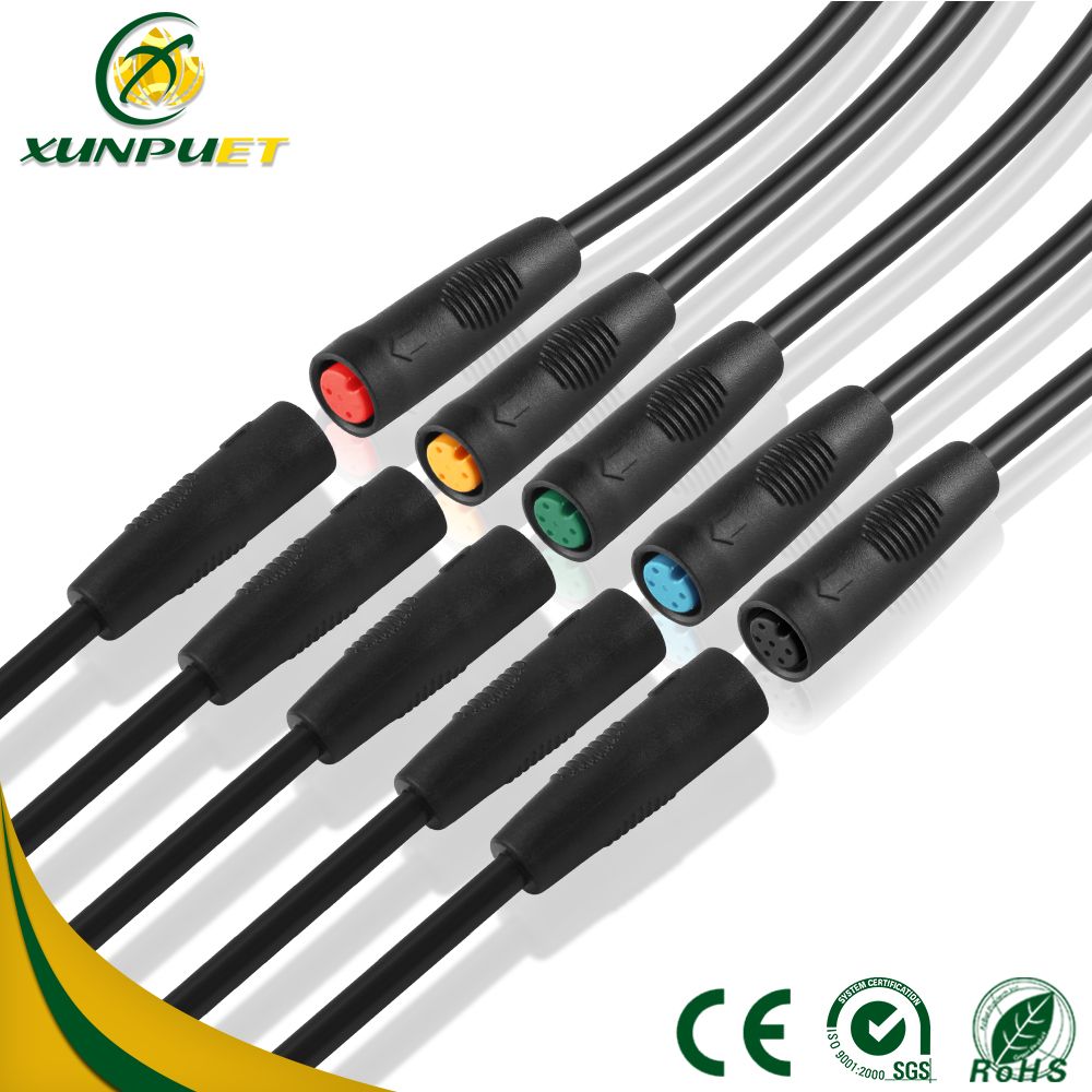 M8 6 Pin Computer Data Wire Cable for Shared Bicycle