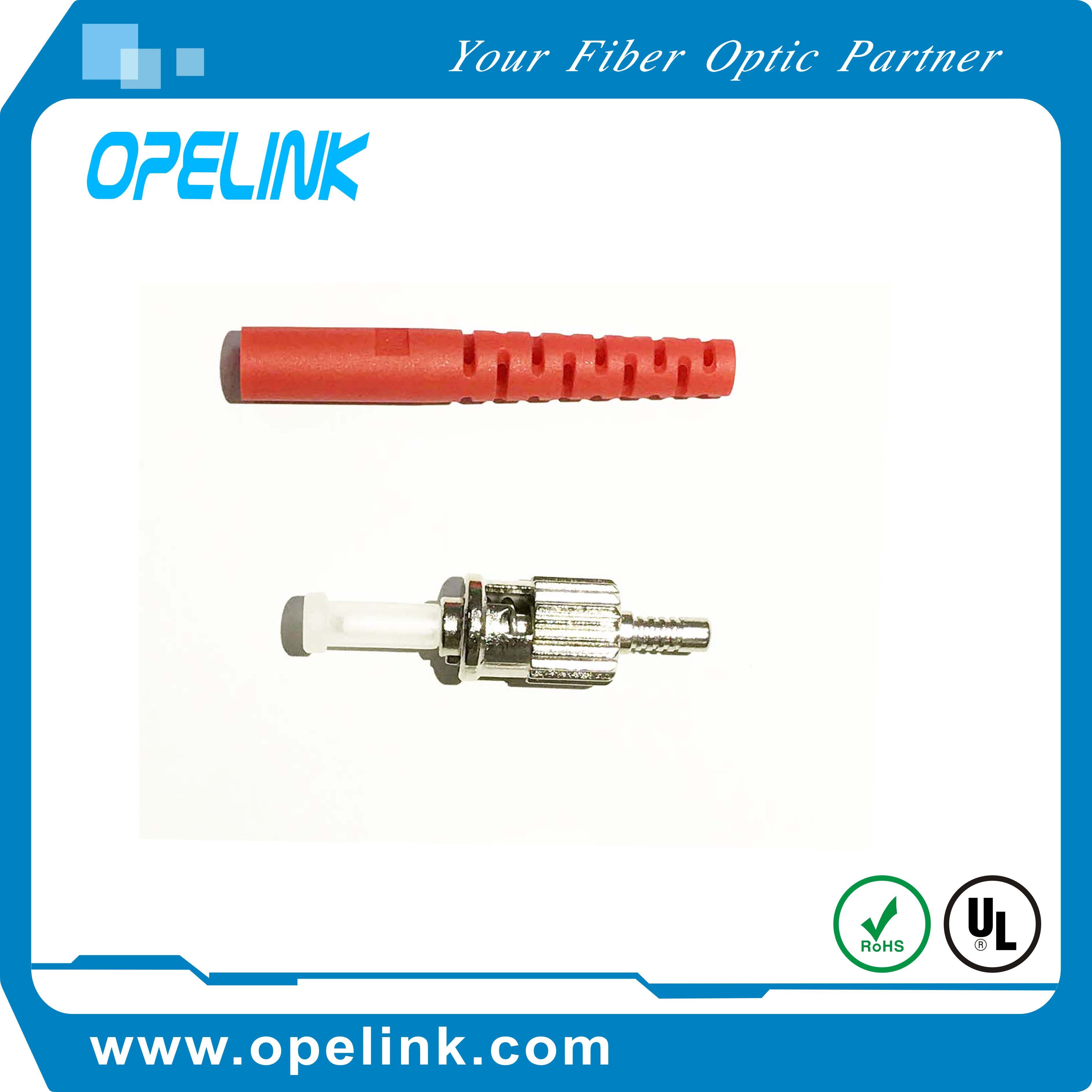 Fiber Optic Connector FC/PC Multi Mode, Simplex, Applied for Optical Fiber Patch Cord
