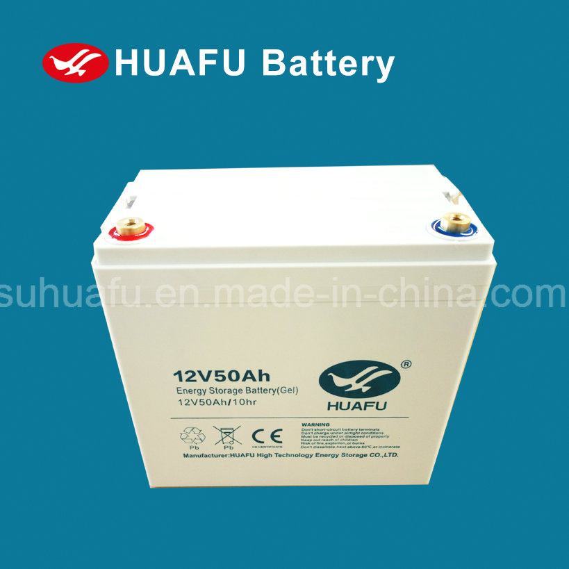 12V50ah Valve Regulated & Deep Cycle Gel Battery