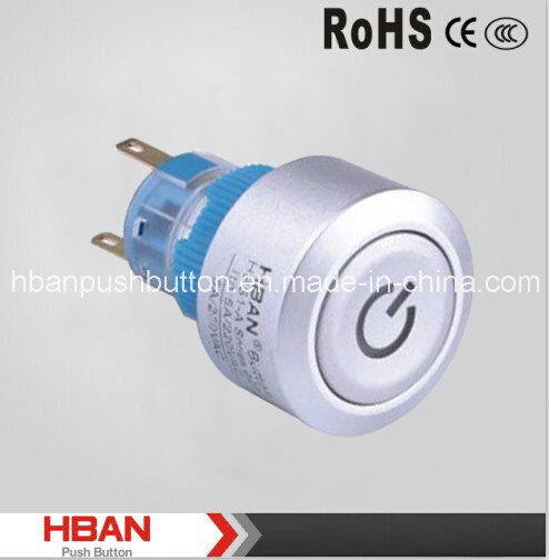 Hban CE RoHS (22mm) with Power Symbol Pushbutton Switch