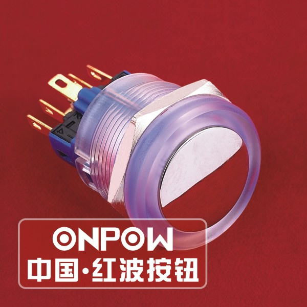 Onpow 22mm Ring Circle Illuminated Push Button Switch (GQ22-11E/PC) (Dia. 22mm) (CE, CCC, RoHS, REECH)