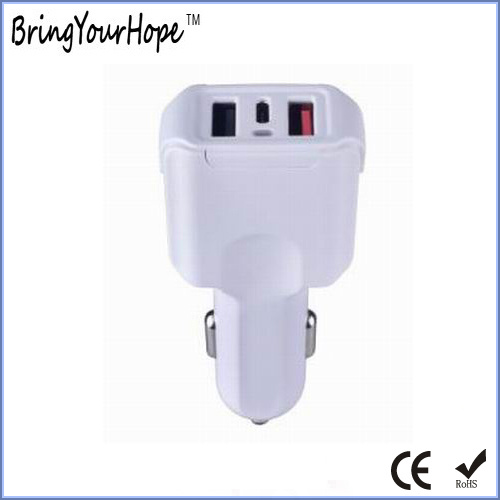 QC 3.0 USB Car Charger with Type-C (XH-UC-030)