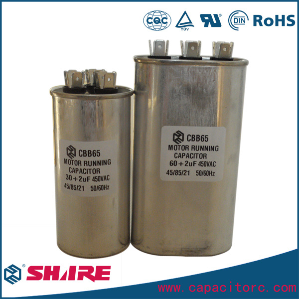 Metallized Polyester Film Cbb65 Capacitor with Screw