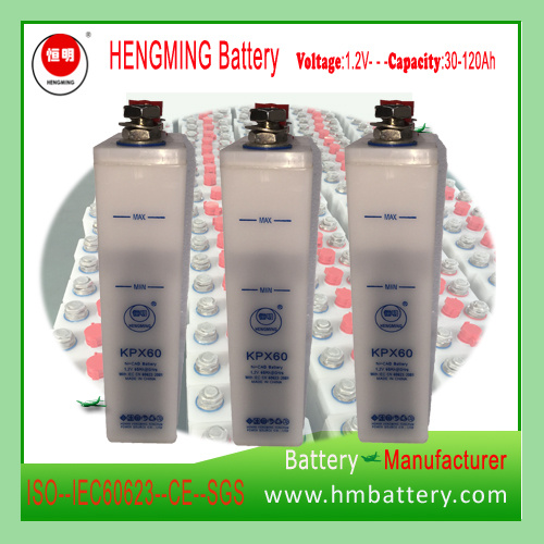 Ni-CD Industrial Battery Gnc60 for Engine Starting