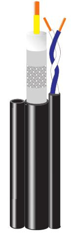 Wm-Self-Supporting Hybrid Cable for CCTV