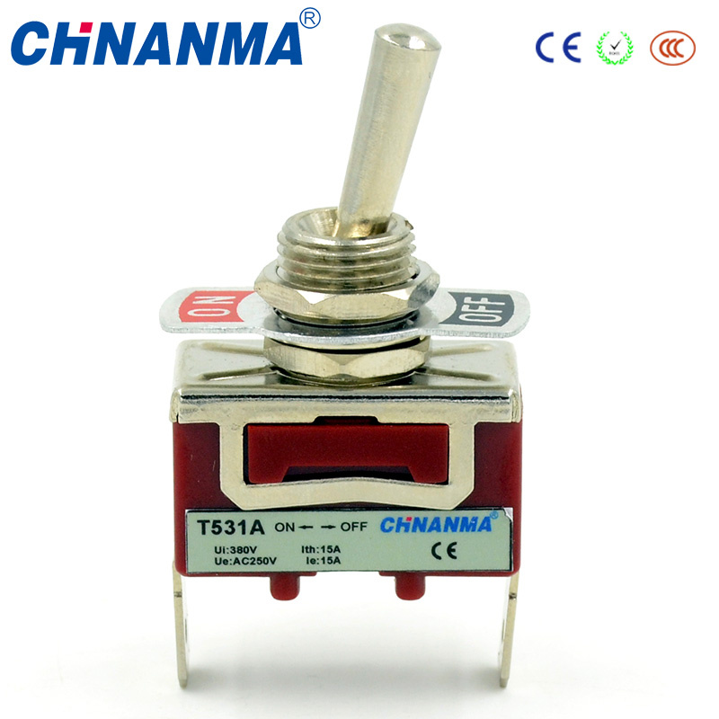 Manual Automatic Reset Spring Return on off on Toggle Switch