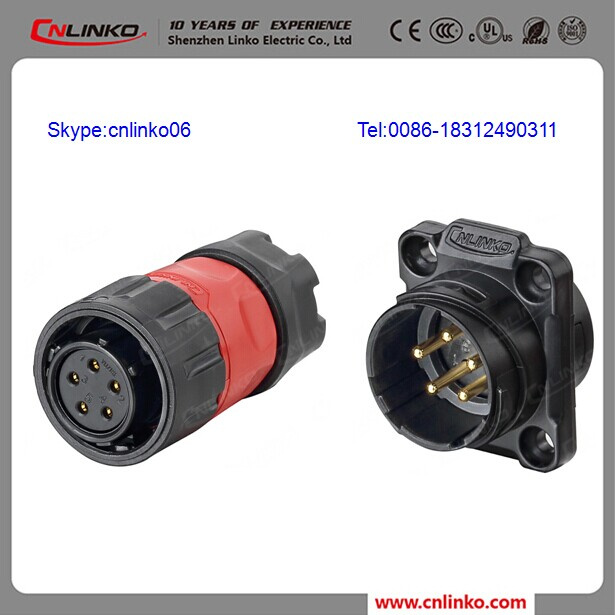 PCB Screw 5 Pin Power Underwater Electrical Connector IP68