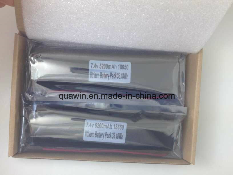 7.4V 5200mAh 18650 Lithium Battery Pack