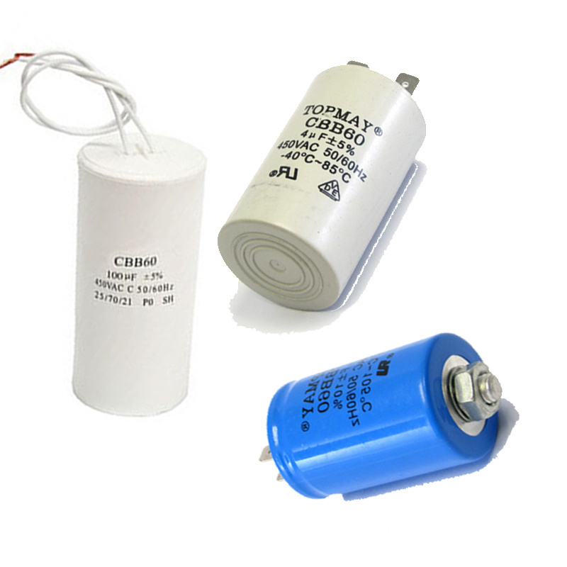 Topmay AC Motor Run Electrolytic Capacitor Cbb60 for Fan