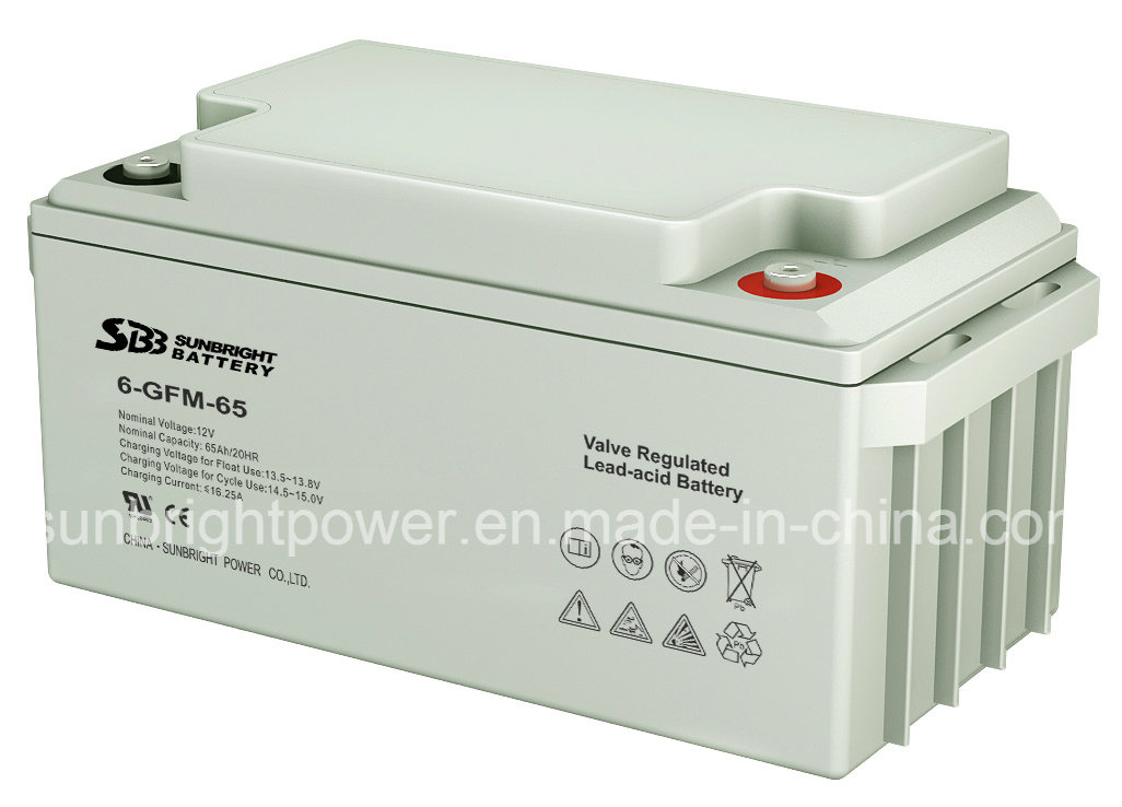 SBB 12V65ah Transportation Equipment Battery with CE RoHS UL