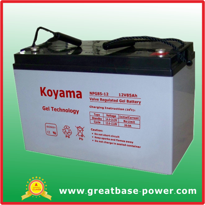 Good Quality Hybrid Wind Power System Battery 12V 85ah