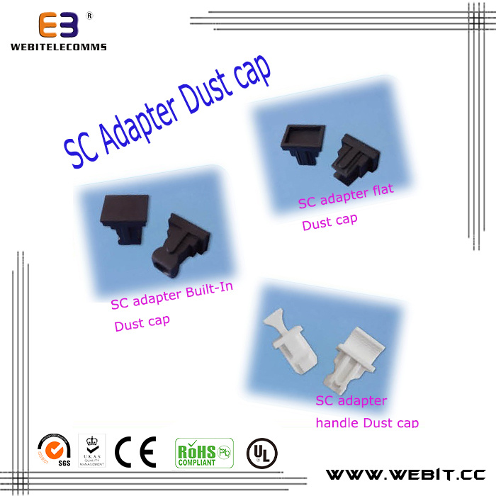Sc Adapter Dust Cap, Sc Tansparent / Black Adaptor Dust Cap