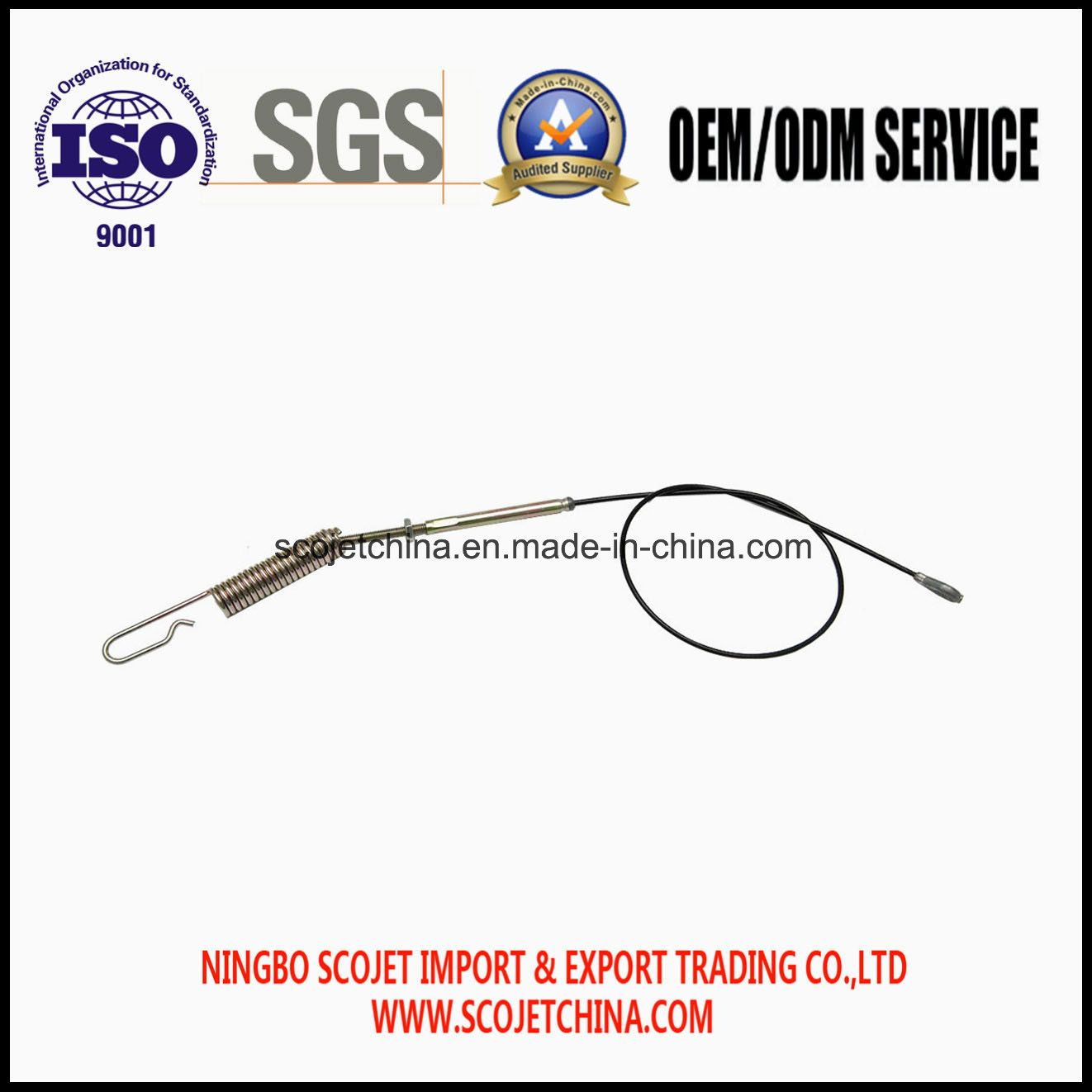 Control Cable with High Precision Spring and Eyelet