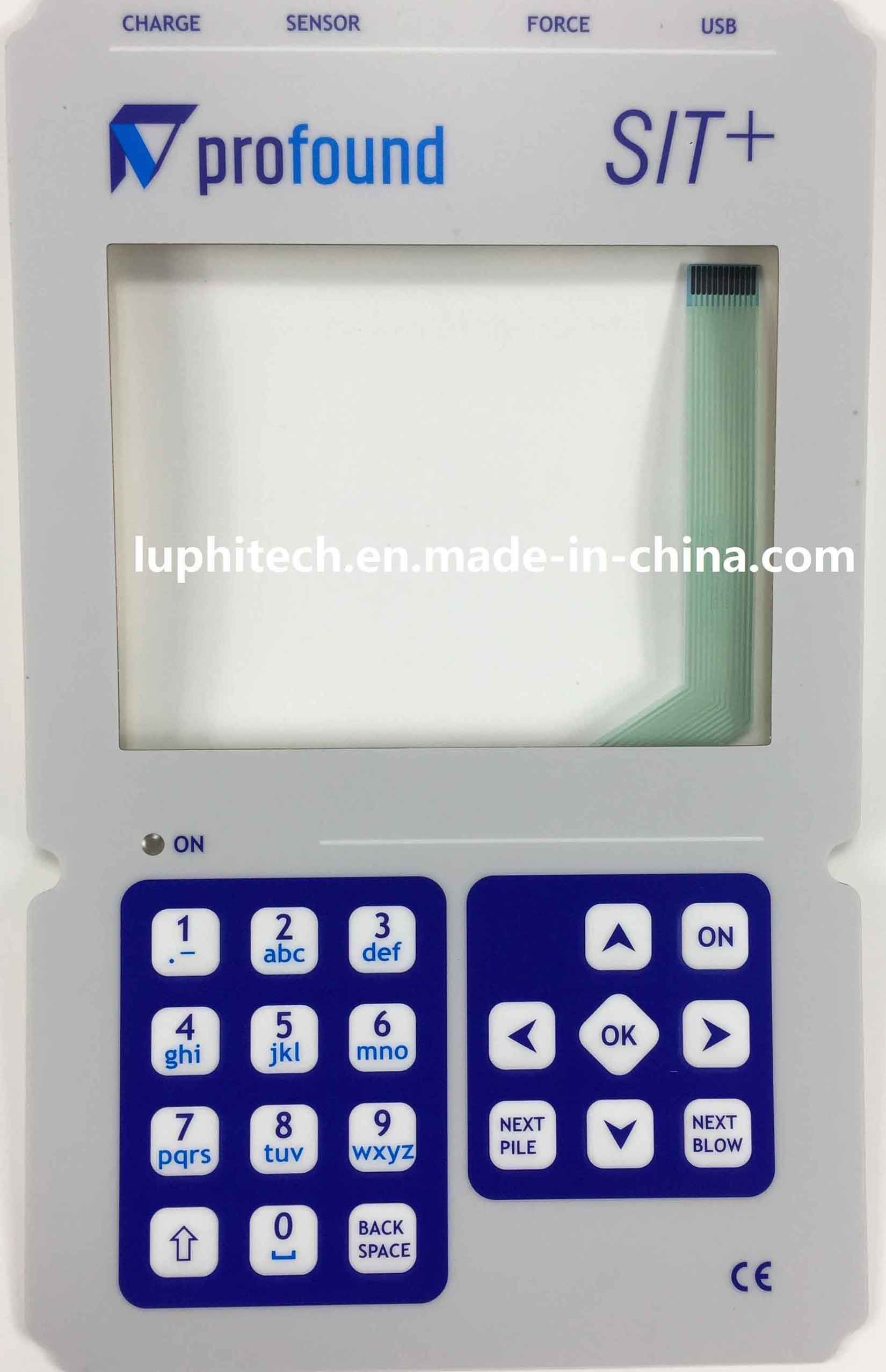 Clear LCD Window Silver Point Contact Matrxi Membrane Switch