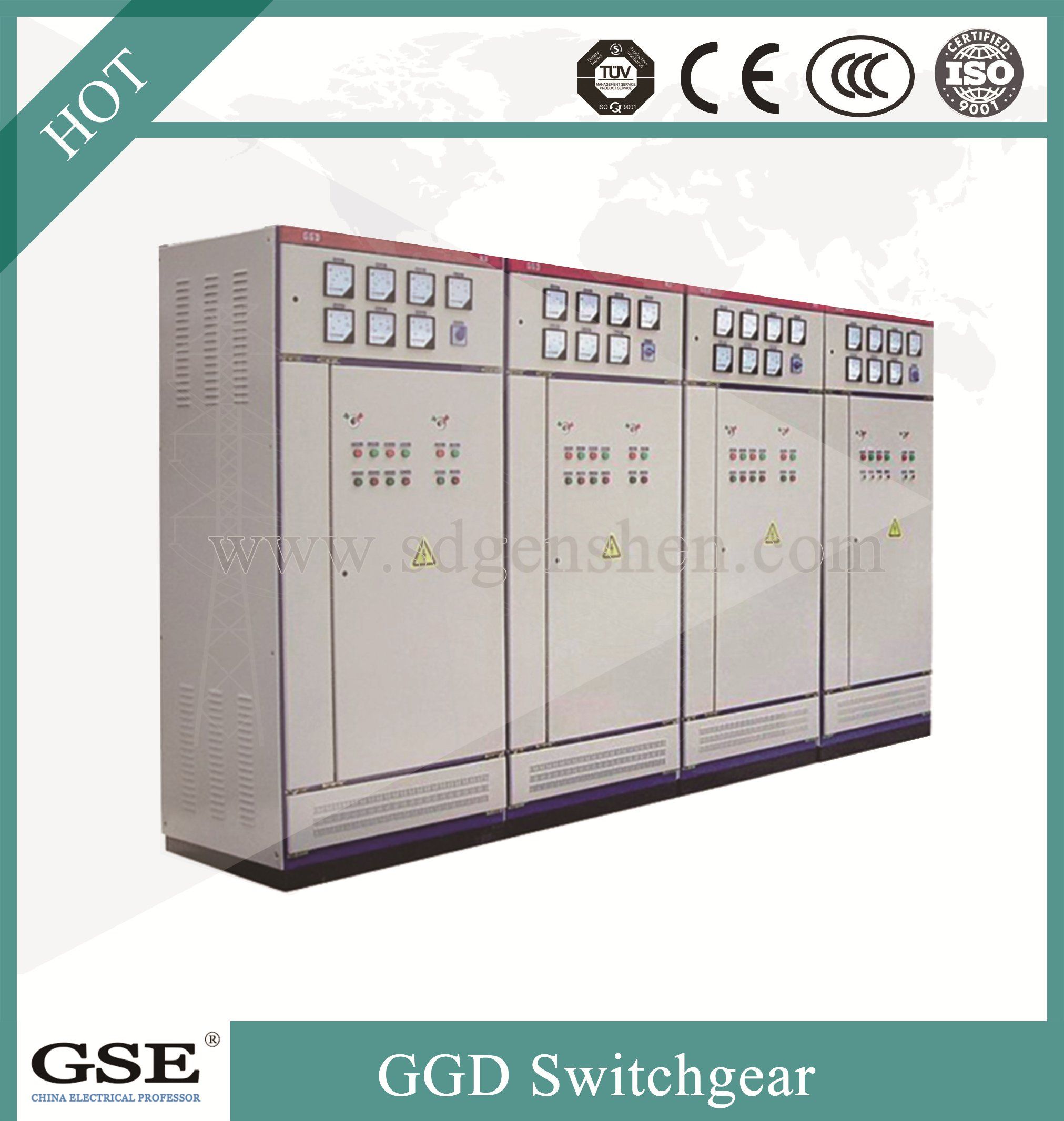 Box Type Fixed Indoor AC Metal Enclosed Switchgear/Power Enclosed Distribution Switchgear