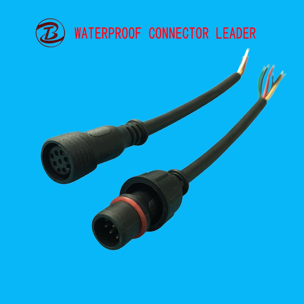 IP67 Waterproof 8 Pole Cores Elecrical Wire Connector