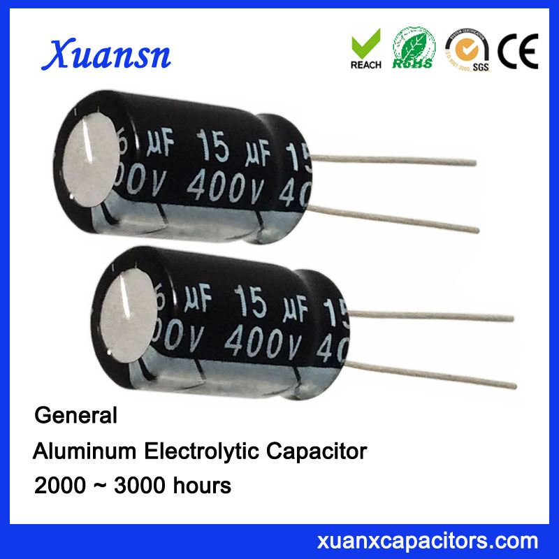 400V 15UF Capacitor Electrolytic for Adapter