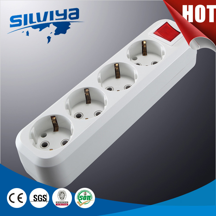 4 Gang European ABS High Quality Switch
