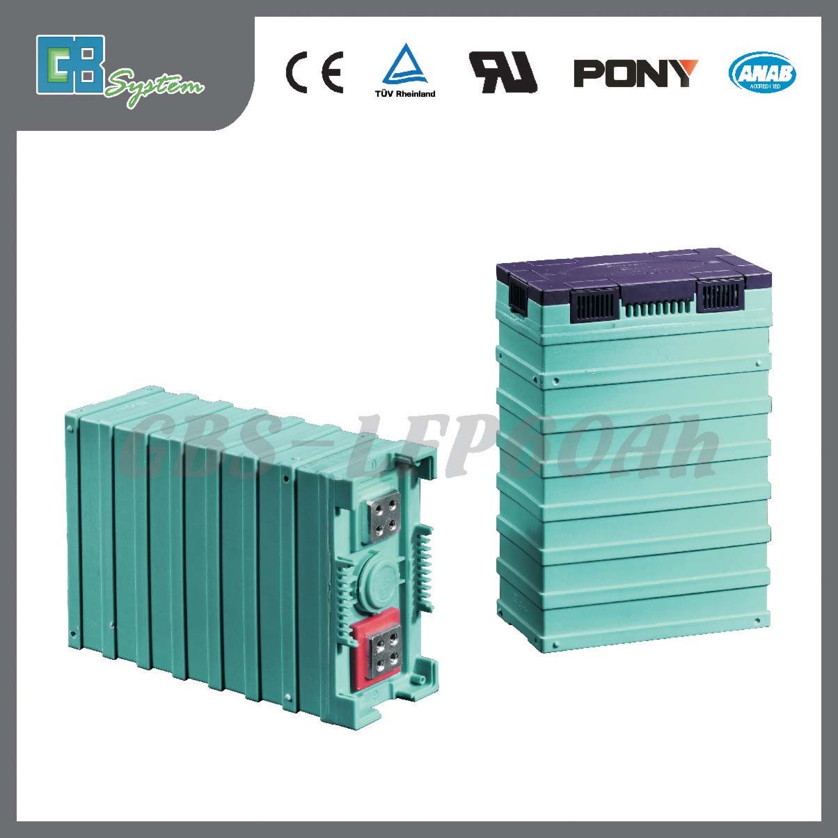 Lithium Ion Battery 100ah-B for Solar Energy/Wind Energy/EV/UPS/Backup Power/ Telecom