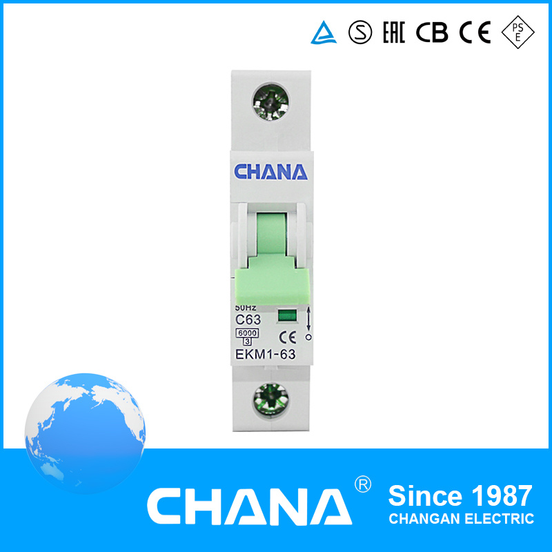 Ekm1-63 6ka/10ka Type Circuit Breaker with Ce and CB Certificates