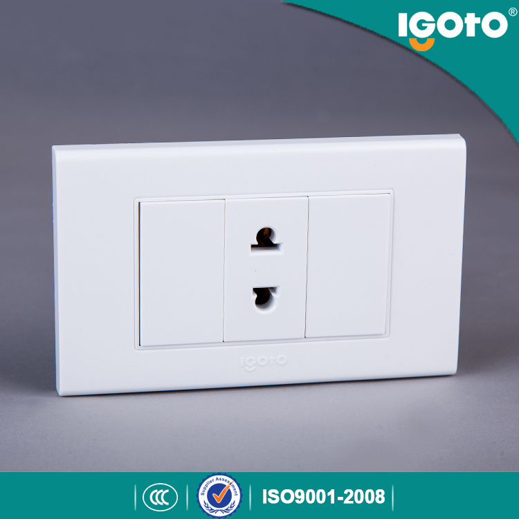 Igoto Electrical Switches American Standard Double 2 Pin Socket