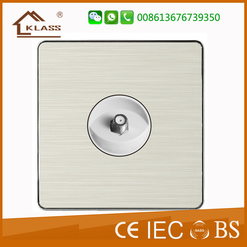 High Quality Aluminum Material Satellite Wall Socket