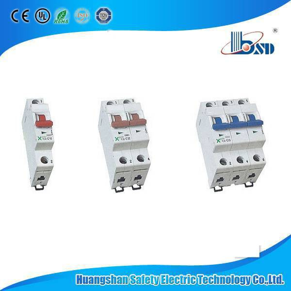 1p, 2p, 3p Square Triangle Indication L7 Miniature Circuit Breaker