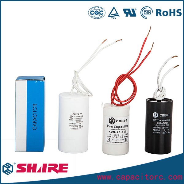 Metallized Polypropylene Film Motor Washing Machine Capacitor