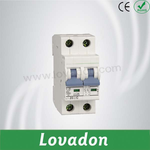 Good Quality L7 2 Pole Miniature Circuit Breaker