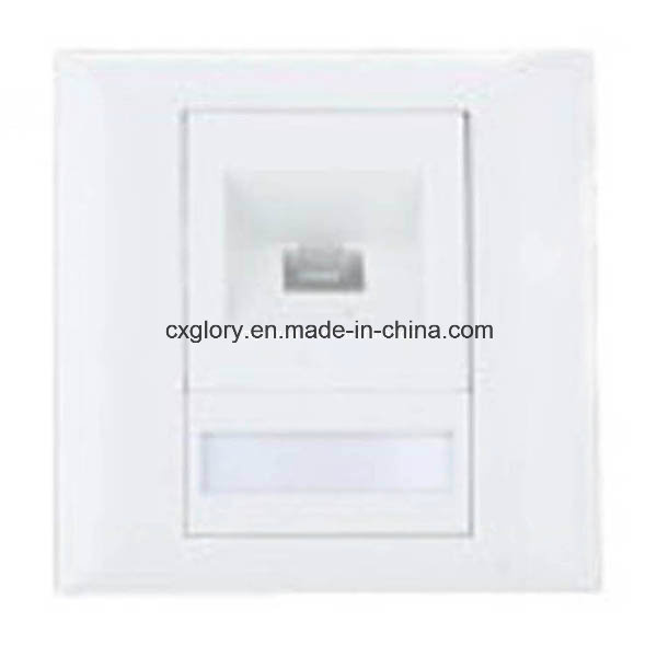 1 Port Sc Style Fiber Optic Faceplate