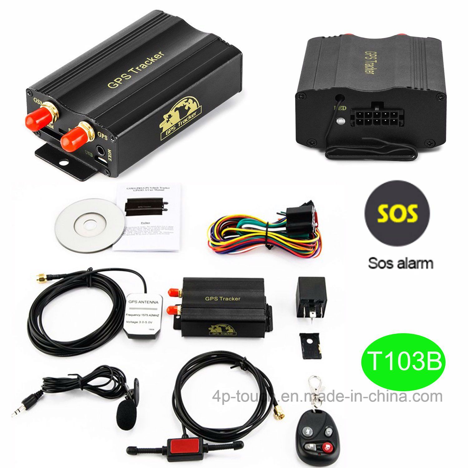 Strong Magnetic Motorcycle GPS Tracker with Geo-Fence T103b