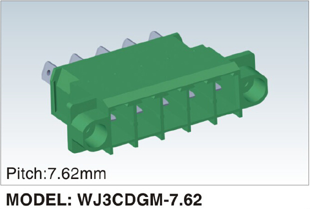 Pitch7.62mm Pluggablt/Plug-in Fixed Terminal Block Connector (WJ3CDGM)