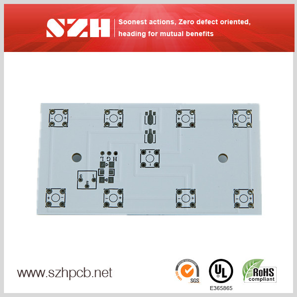 Double-Sided Rigid Aluminum PCB Board for LED